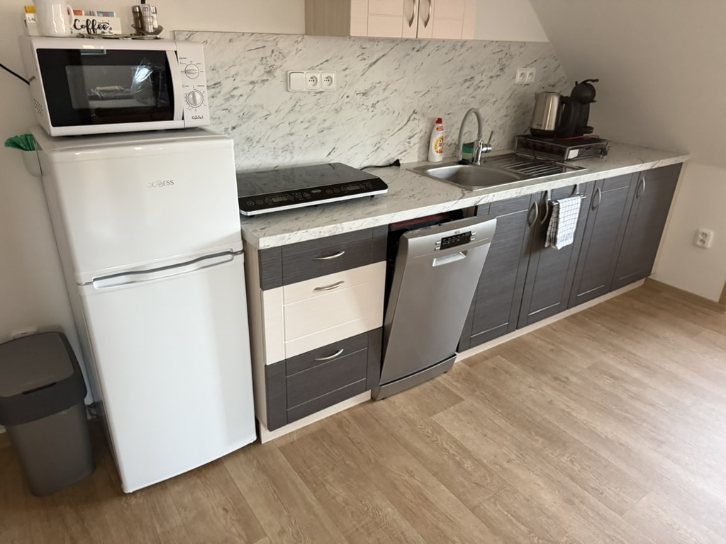 Apartmány Knížkovi – kuchynska linka